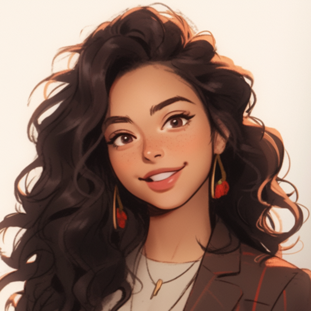 cartoon portrait of Westy